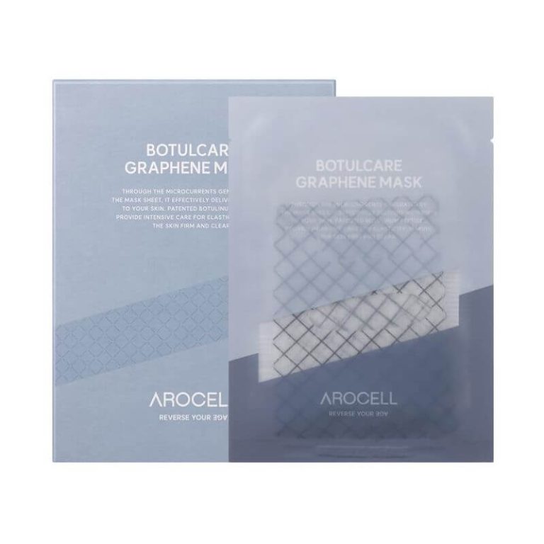 Arocell Botulcare Graphene Mask veido kaukių rinkinys su botulino peptidais, 5 vnt.