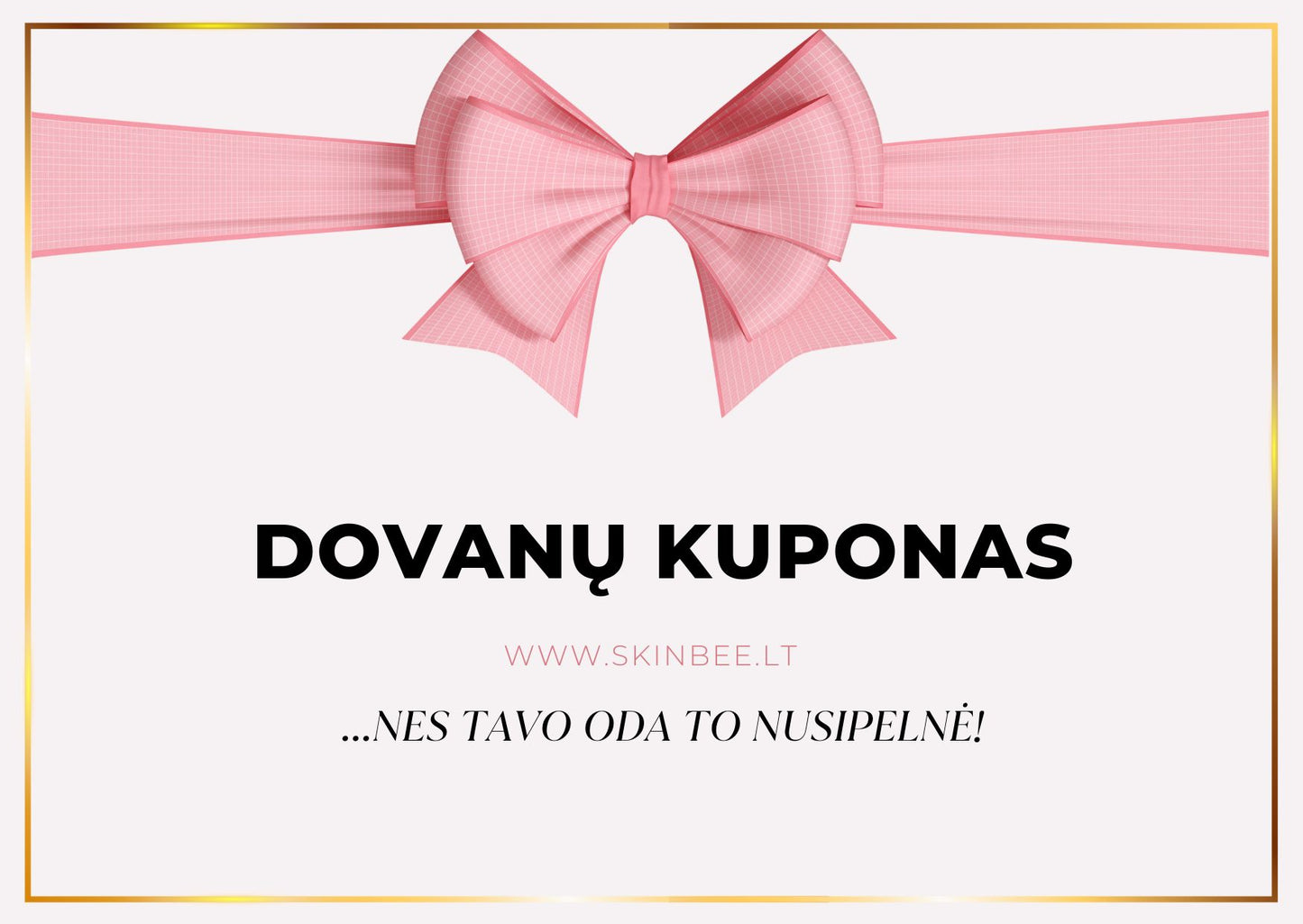 E-DOVANŲ KUPONAS 20€