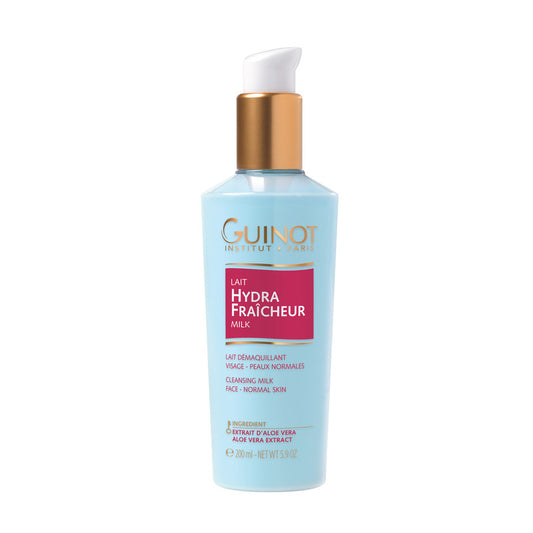 GUINOT Hydra Fraîcheur gaivinamasis valomasis pienelis visų tipų odai, 200 ml