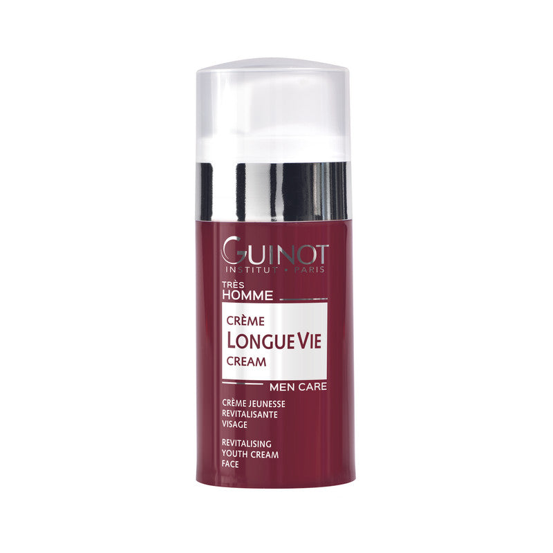 GUINOT Longue Vie senėjimą stabdantis kremas vyrams, 50 ml