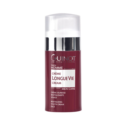 GUINOT Longue Vie senėjimą stabdantis kremas vyrams, 50 ml
