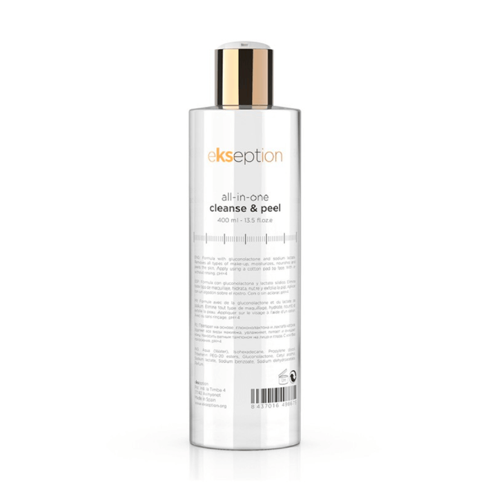 EKSEPTION Kreminis prausiklis su PHA rūgštimis ALL IN ONE CLEANSE & PEEL, 400ml