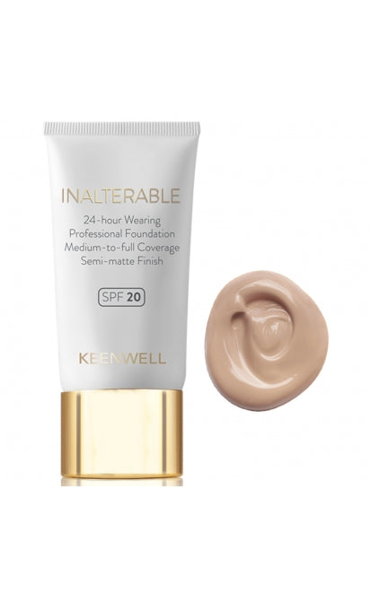 KEENWELL INALTERABLE SKYSTAS MAKIAŽO PAGRINDAS SU SPF20, 30 ml (Nr. 3), Tamsesnis