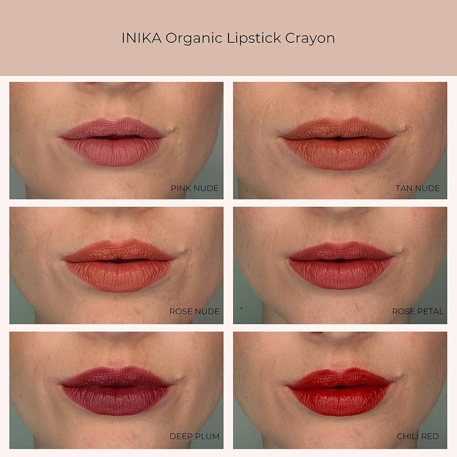 INIKA ORGANIC LŪPŲ KREIDELĖ - Pink Nude, 3 g