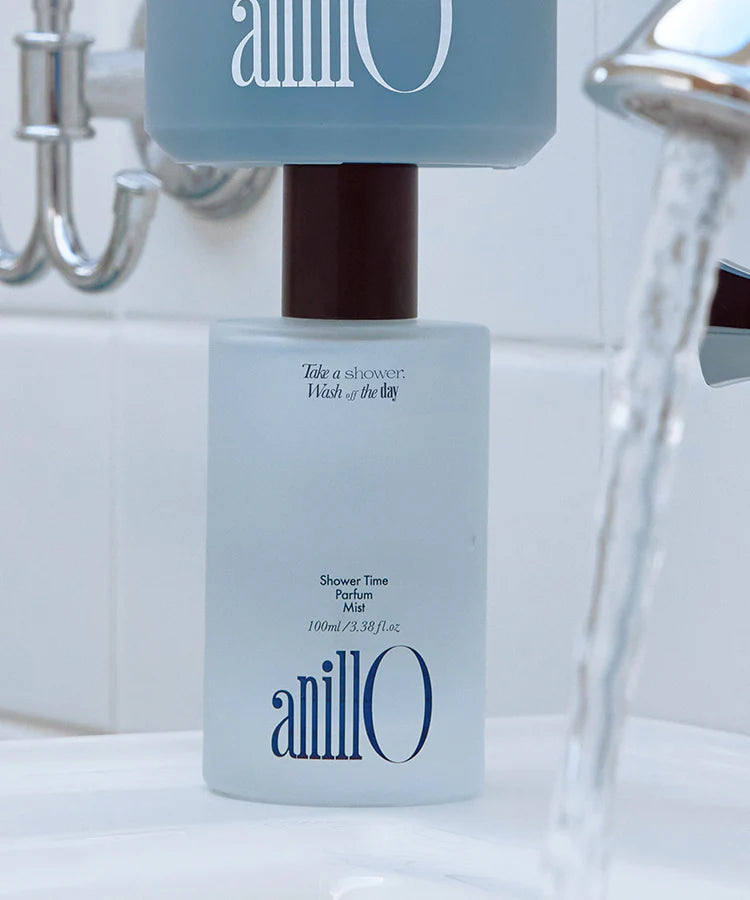 ANILLO SHOWER TIME PARFUM MIST – TAI DAUGIAFUNKCĖ KŪNO DULKSNA, pakalnutės, pipiro, smilkalų, kedra kvapo, 100ML