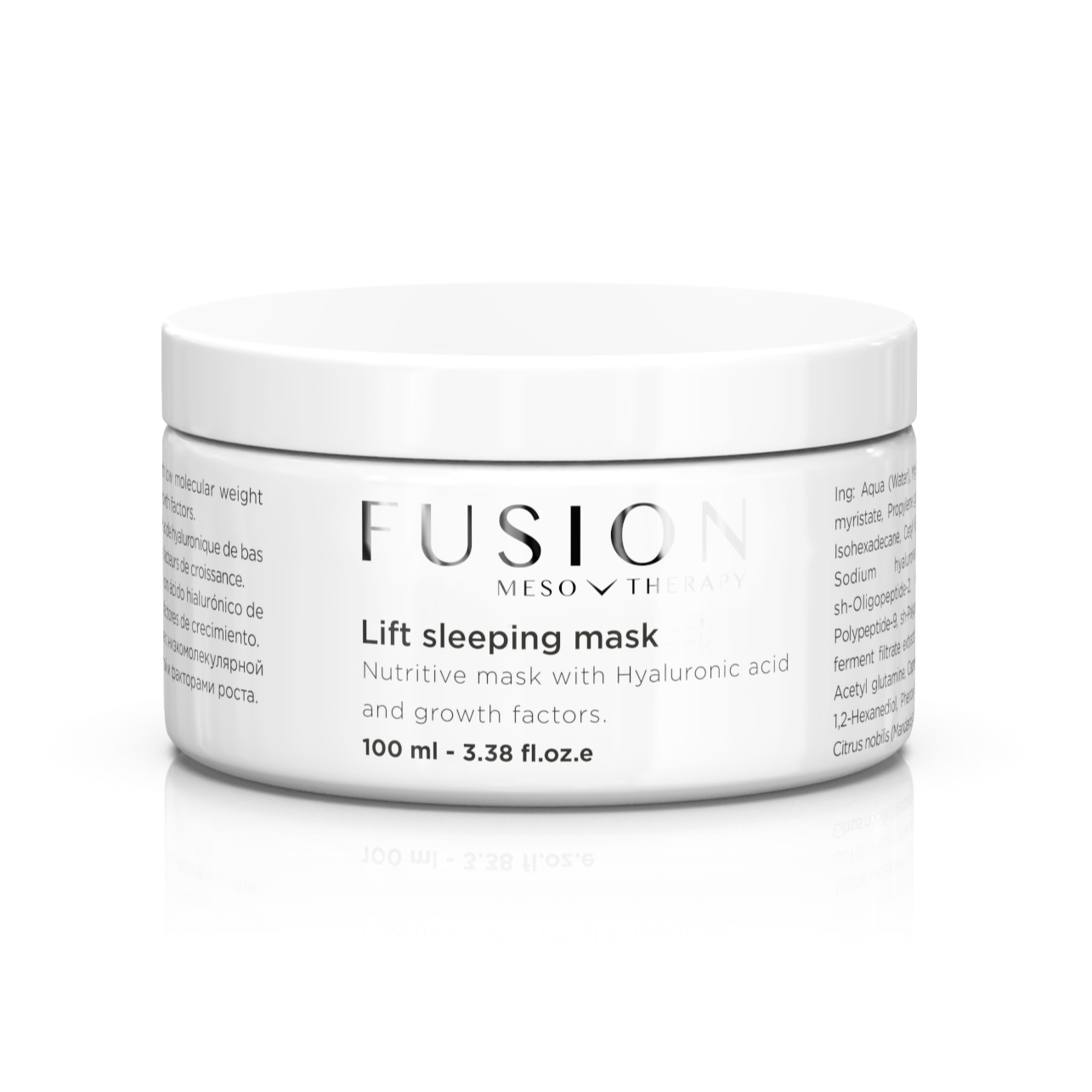 FUSION MAITINAMOJI KAUKĖ SU HIALURONU IR AUGIMO FAKTORIAIS, 100ml