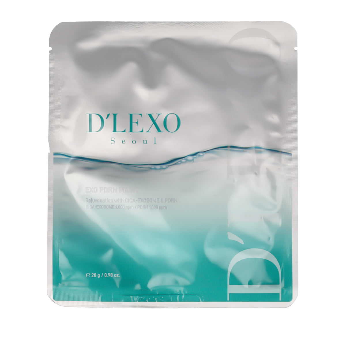 Dermaline Mask Intensyviai Drėkinanti Ir Stangrinanti Lakštinė Kaukė Su PDRN Ir Egzosomomis, 28g