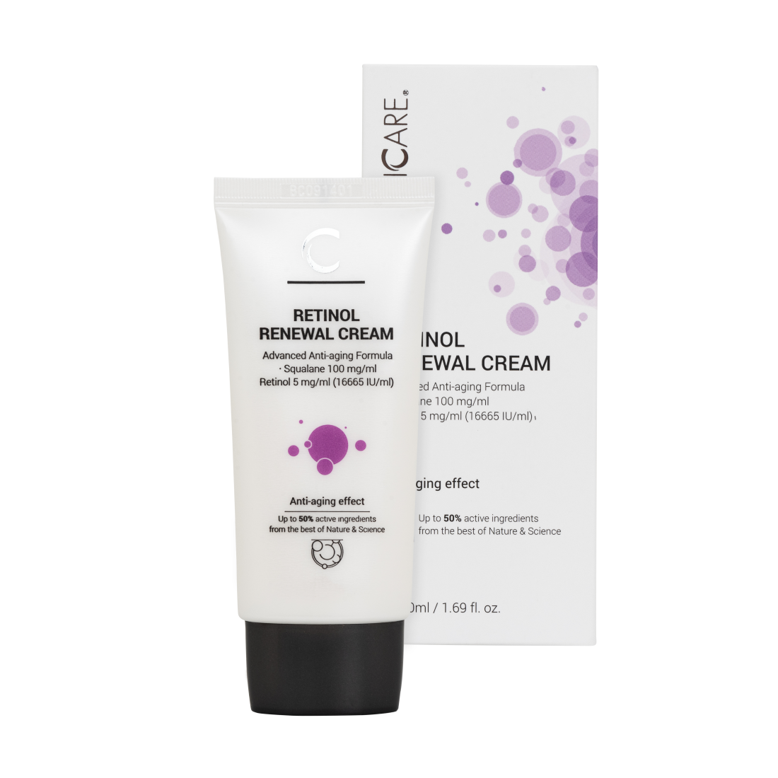 Clinicare ATJAUNINANTIS KREMAS SU RETINOLIU, 50ML