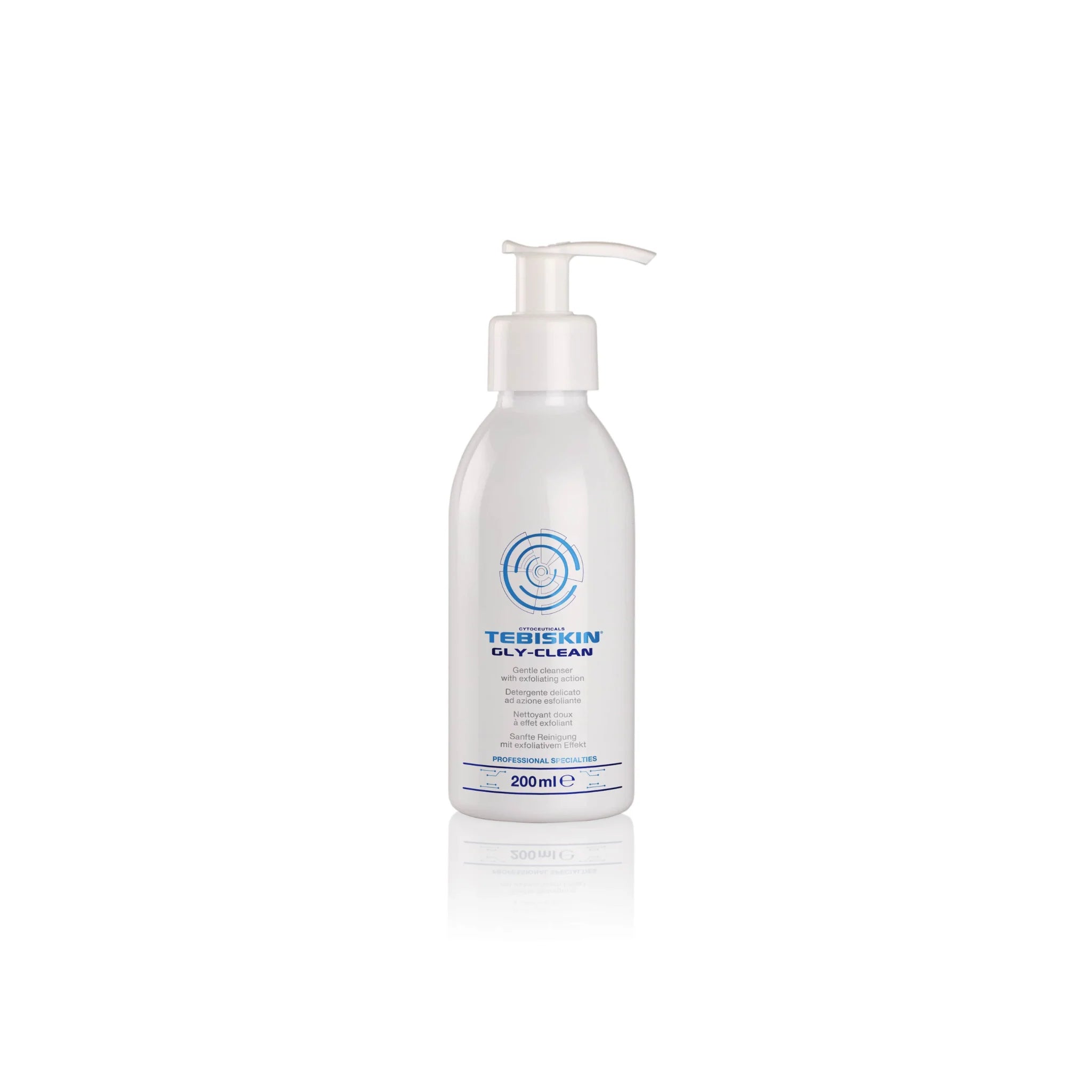TEBISKIN GLY-C CLEANSER prausimosi gelis su švelniu šveičiamuoju, antipigmentiniu poveikiu, 200ml