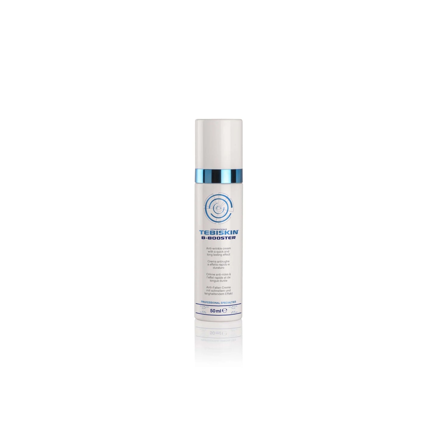 TEBISKIN® B-BOOSTER kremas nuo raukšlių, suteikiantis greitą ir ilgalaikį odos patempimo efektą, 50ml