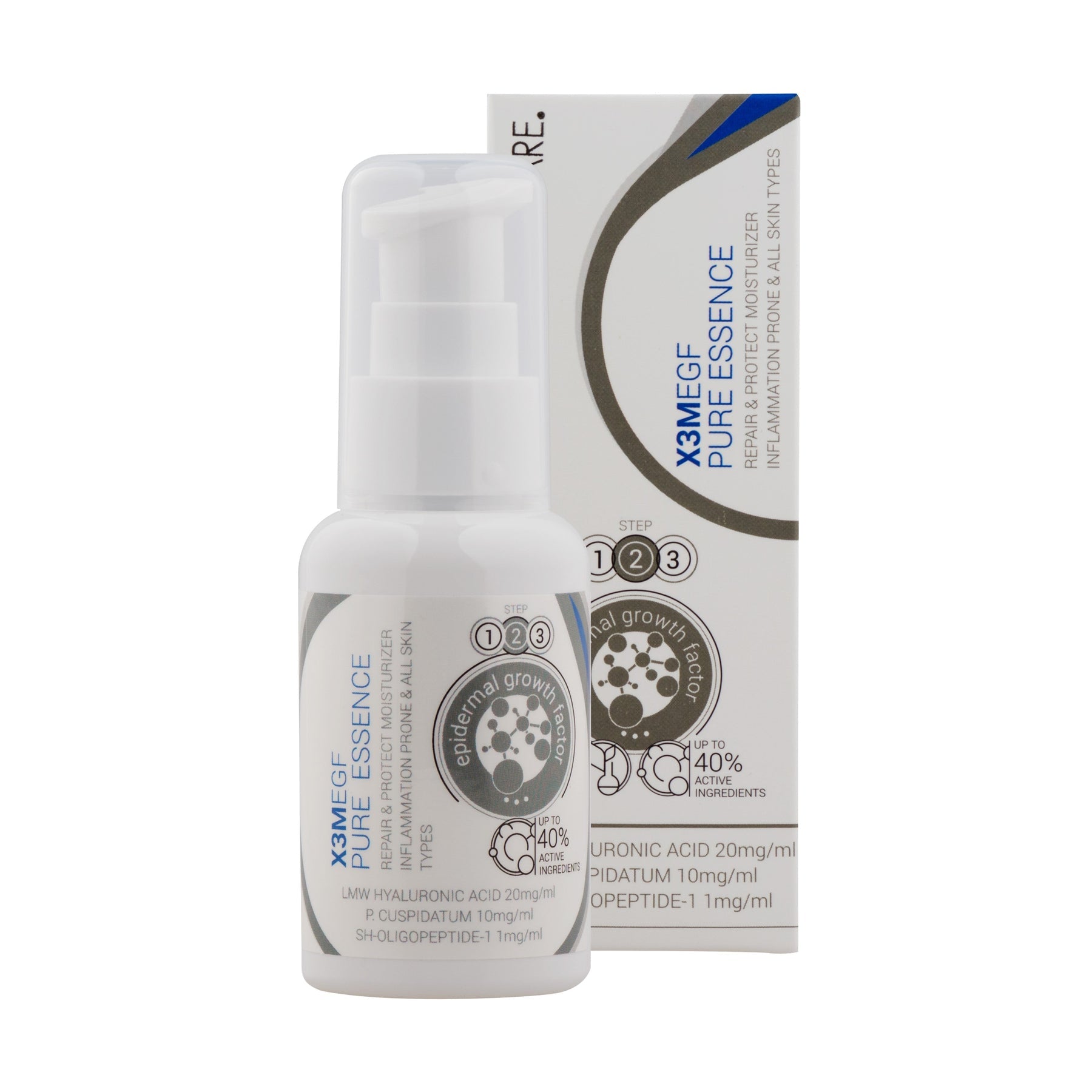 CLINICARE X3M EGF PRIEŠUŽDEGIMINIO POVEIKIO DRĖKINAMOJI ESENCIJA, 50ml