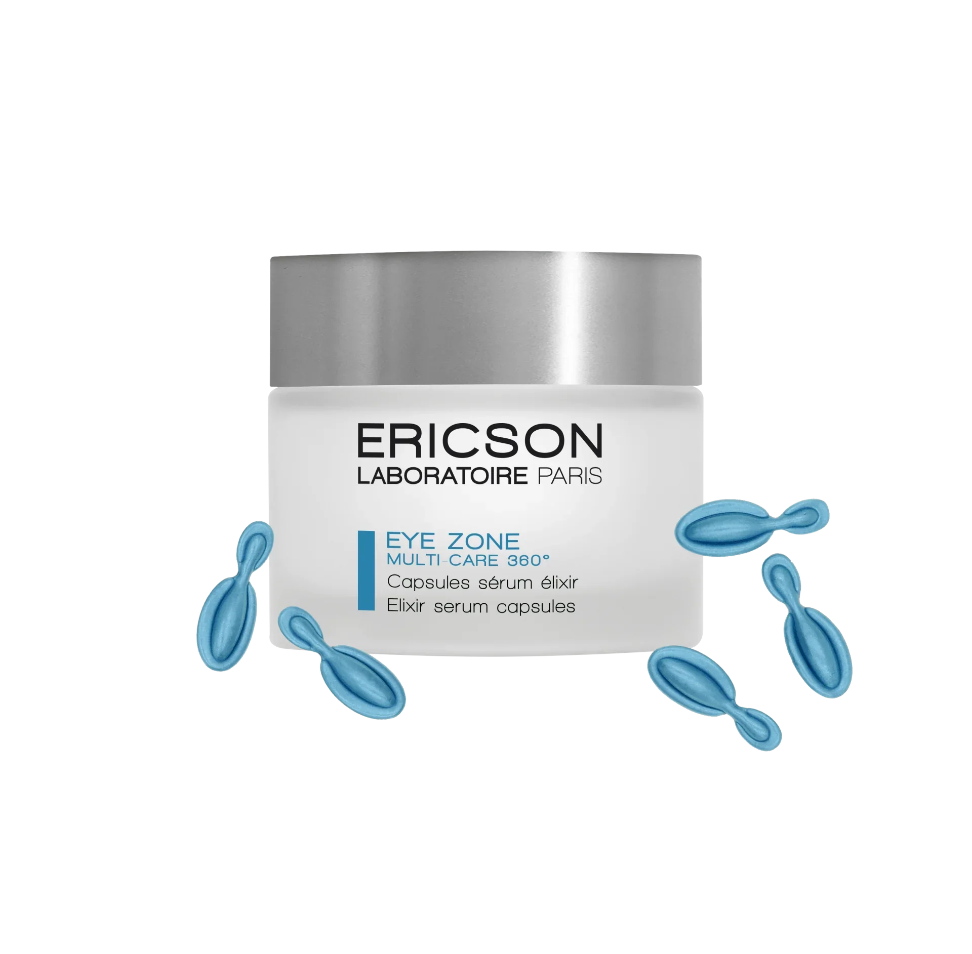 Ericson laboratoire ATGAIVINANČIO SERUMO KAPSULĖS AKIŲ SRIČIAI / Eye Zone ELIXIR SERUM CAPSULES, 60 kaps.