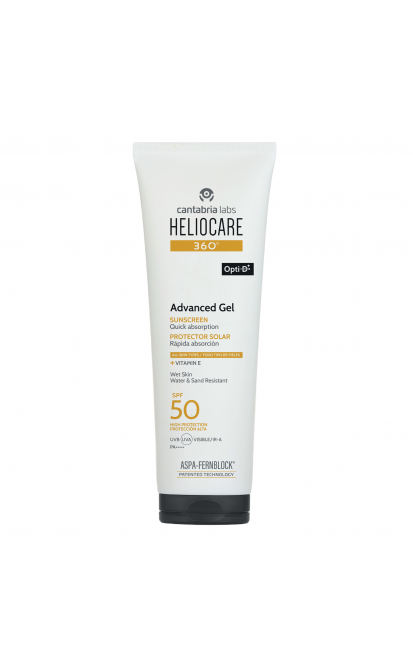 HELIOCARE 360 ADVANCED GELIS SPF 50, tinka kūnui ir veidui, 250 ML