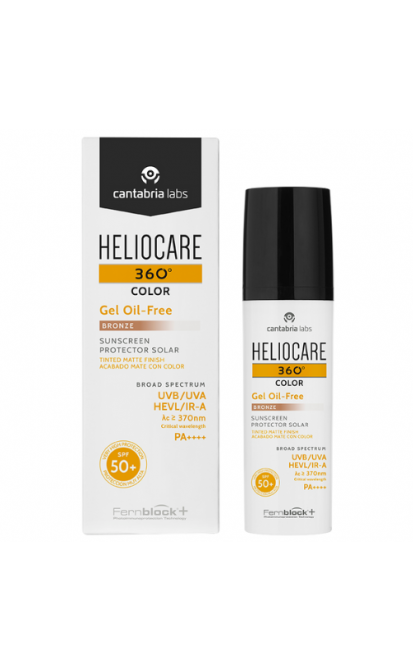 HELIOCARE 360 COLOR OIL-FREE APSAUGINIS GELIS NUO SAULĖS SPF 50+, 50 ML (Bronze) (Copy)