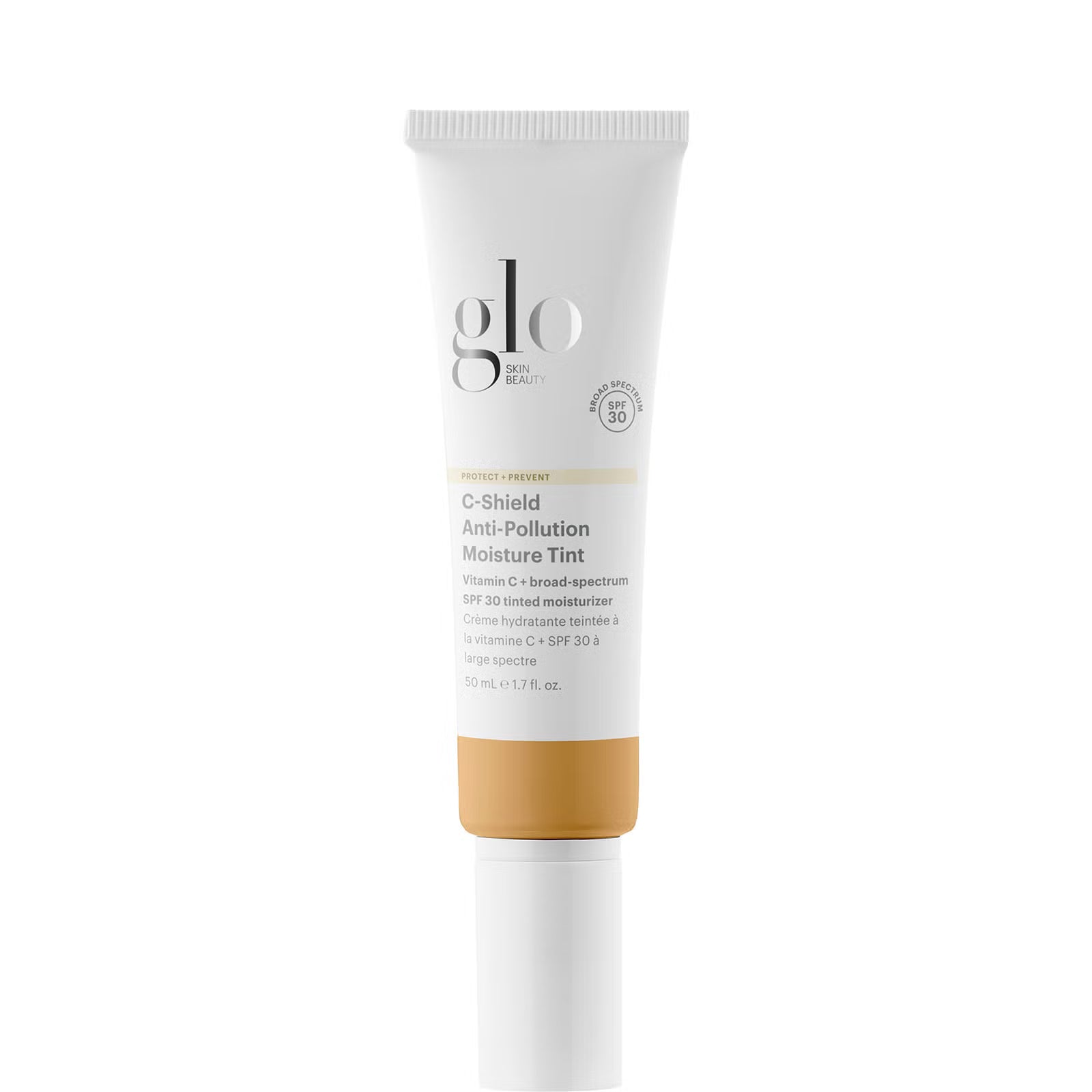 Glo Skin Beauty APSAUGINIS DRĖKINAMASIS KREMAS SU ATSPALVIU NUO TARŠOS SPF 30 C-SHIELD /6W COLOR PROTECT+PREVENT C-SHIELD ANTI-POLLUTION MOISTURE TINT SPF 30, 50ml