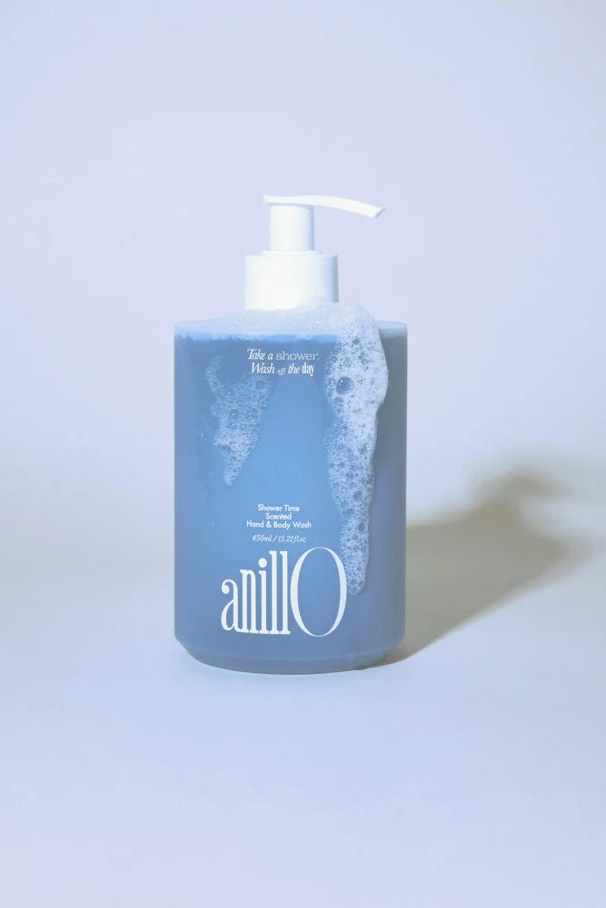 ANILLO SHOWER TIME SCENTED HAND & BODY WASH – KŪNO IR RANKŲ PRAUSIKLIS, pakalnutės, pipiro, smilkalų, kedro kvapo, 450ML