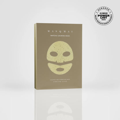 MASQMAI Matcha  raminanti ir drėkinanti kaukė, 1vnt.