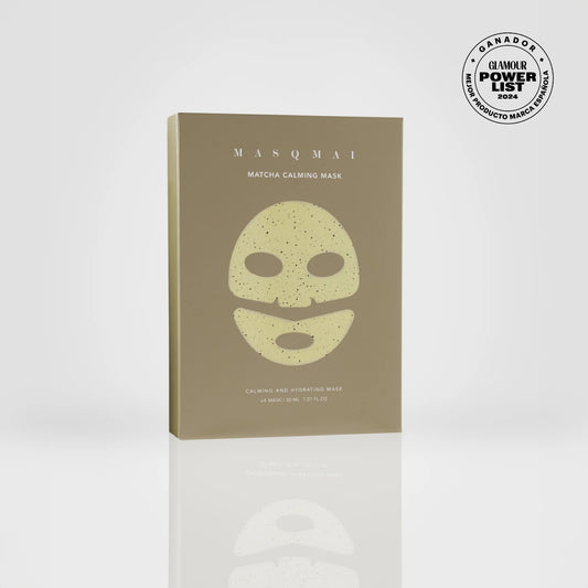 MASQMAI Matcha  raminanti ir drėkinanti kaukė, 1vnt.