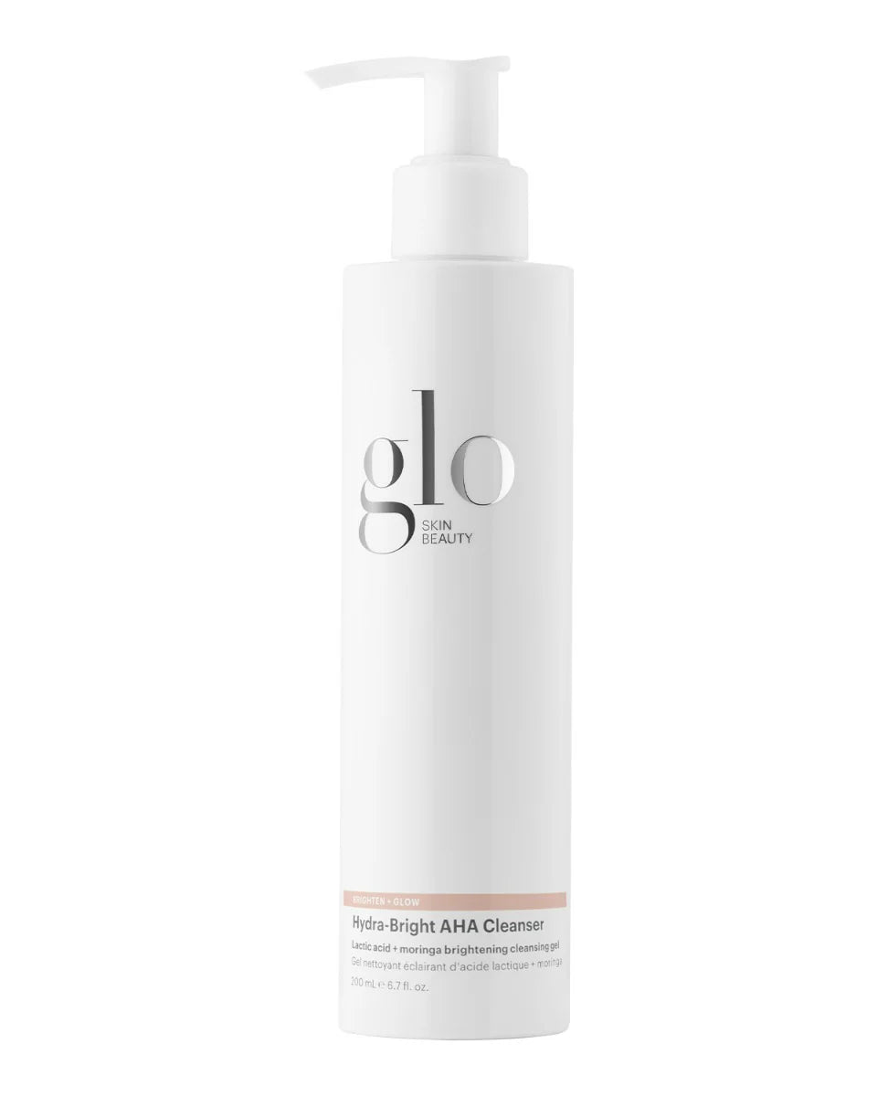 Glo Skin Beauty PRAUSIKLIS HYDRA-BRIGHT AHA / BRIGHTEN+GLOW HYDRA-BRIGHT AHA CLEANSER su pieno rūgštimi, 200ml