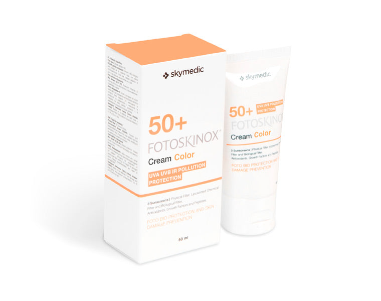 SKYMEDIC Fotoskinox apsauginis veido kremas su atspalviu SPF50+, 50ml