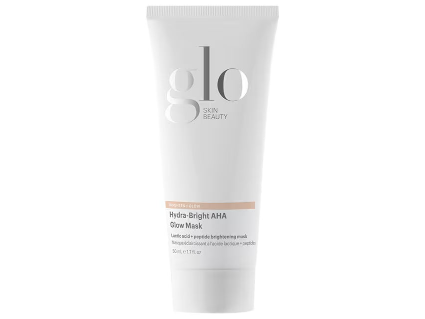Glo Skin Beauty HYDRA-BRIGHT AHA ŠVYTĖJIMO SUTEIKIANTI VEIDO KAUKĖ / BRIGHTEN+GLOW HYDRA-BRIGHT AHA GLOW MASK su pieno rūgštimi, 50ml